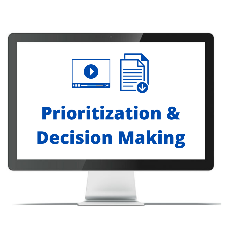Prioritization and Decision Making template for product managers